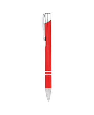 kırmızı metal tükenmez kalem